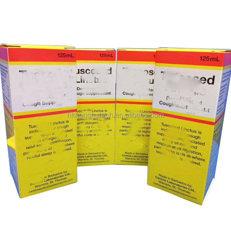 Tuscosed Linctus Packaging Full Set x10